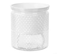 Arrosage automatique en plastique pour une utilisation en intérieur avec contrôle du drainage et soutien d'hydratation constant pour une croissance saine des plantes (transparent)