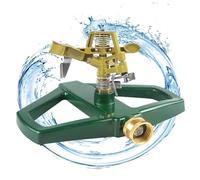 Arrosage Automatique pour Jardin, Arroseur Pelouse Rotatives à 360, 3/4 Pouces Sprinkler Arrosage Oscillant, Arroseur Gazon, Asperseur pour Systèmes D'irrigation, Irrigation Pelouse