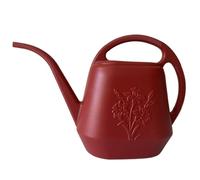 Arrosage de canette de 1 gallons Longueur d'eau, Motifs Fleurs à l'intérieur avec Une poignée Confortable pour Les Plantes extérieures Fleurs Jardin, intérieure, Rouge