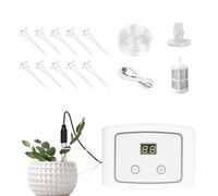 Arrosage des d'intérieur, testeur d'humidité électrique avec débit d'eau réglable, dispositifs d'irrigation goutte à goutte pour voiture, bureau, terrasse, serre, tente, maison, jardin