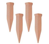 Arrosage des plantes - 4 pièces Spikes auto-hydratation - Arrosage automatique en terre cuite à libération lente - Idéal pour serre de plantes d'intérieur, parterres de fleurs