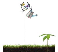 Arrosage Éclairé Solaire - Lampe À Fée À LED Décor Suspendu Extérieur | Ornement Du Jardin En Métal Pour Le Mariage Des Chemins D'arbre, Vintage Peut Lanterne Pour Balcon Yard Patio Illumination Décor