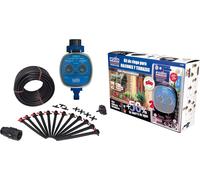 Arrosage Par Goutte-À-Goutte Pour Balcons-Programmateur C4099N + 12 Goutteurs Autocompensant De 2 L/H + Microtube De 4 Mm,Kit C4061.