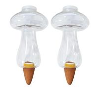 Arrosage Plante Interieur Automatique, Arrosage Plante Vacances Terre Cuite Plastique, Auto Arrosage Bulbes Globes Pour Plantes Extérieur Jardin Potager, Cone D Arrosage Goutte à Goutte (Champignon)