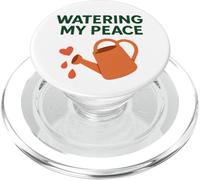 Arroser ma Paix Moi-même, Soin de la Pleine Conscience Jardin de Motivation PopSockets PopGrip pour MagSafe