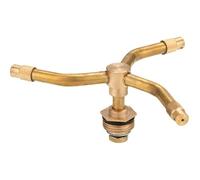 Arroseur 3 Bras 360° Automatique Rotatif en Laiton - Tête de Système d'Irrigation Rotation pour Jardin, Cour, Pelouse