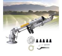 Arroseur à 360° avec technologie de rotation à impact pour une irrigation agricole efficace de grande surface, résistant aux intempéries