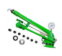 Arroseur à impact avec manomètre, turbine agricole Vortex Rod Pulvérisateur d'eau, portée d'eau de 28 à 57 m pour l'irrigation de la ferme, de la pelouse, du jardin