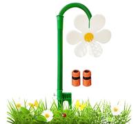 Arroseur À Marguerites Rotatif À 360° - Arroseur Fleur De Marguerite Folle pour Le Jardin | Jouet D'arrosage Amusant en Forme De TOU-rnesol Dansant pour Décoration De Jardin Extérieur (Blanc)