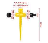 Arroseur à percussion à bascule réglable,buse d'arrosage pour jardin et Agriculture,arrosage de pelouse 360 ° Tube d'extension à jet rotatif - Type YE-bracket