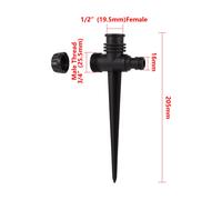 Arroseur à percussion à bascule réglable,buse d'arrosage pour jardin et Agriculture,arrosage de pelouse 360 ° Tube d'extension à jet rotatif - Type BK-bracket #A