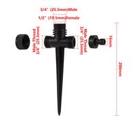 Arroseur à percussion à bascule réglable,buse d'arrosage pour jardin et Agriculture,arrosage de pelouse 360 ° Tube d'extension à jet rotatif - Type BK-bracket #B