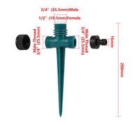 Arroseur à percussion à bascule réglable,buse d'arrosage pour jardin et Agriculture,arrosage de pelouse 360 ° Tube d'extension à jet rotatif - Type BU-bracket