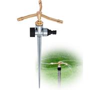 Arroseur à Pulsation,Arroseur de Pelouse,pour arrosage jusqu'à 530 m²,arroseur Circulaire 360°,pour Arroser Les Plantes Fleurs Légumes(G)