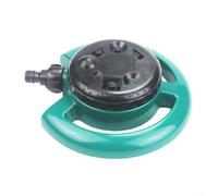 Arroseur à tourelle 8 fonctions pour l'irrigation du jardin et de la cour - Buse d'eau automatique à disque avec brume, et 6 autres modes de pulvérisation, vert