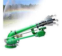 Arroseur à turbine avec manomètre, arrosage à grande surface à 360° pour une irrigation efficace de la ferme et du jardin