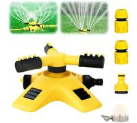 Arroseur automatique à 360 °, arroseur circulaire à 360 °, arroseur de pelouse, grande surface, tête de buse de précision rotative à 360 °, arroseur de pelouse pour système d'irrigation, arroseur