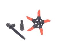 Arroseur automatique à buse rotative à 360 degrés à cinq voies, adapté à l'arrosage des fleurs et à l'irrigation des pelouses de jardin