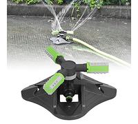 Arroseur Automatique de Jardin, arroseurs de pelouse améliorés, Dispositif d'arrosage de Fleurs, arroseur à Trois Broches pour Une Couverture de Grande, arroseurs de pelouse et (Verte)