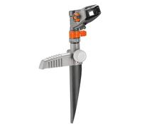 Arroseur-canon sur pic Comfort de Gardena : arroseur de grande surface pour l'arrosage de surfaces de 75 à 490 m², réglage en continu de la portée jusqu'à 12,5 m (8141-20)