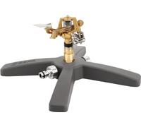 Arroseur circulaire et sectoriel V80B 531 m² Système d'enfichage Métal surface mate GEKA