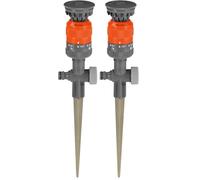 Arroseur Circulaire Vario Comfort de Gardena : arroseur pulvérisateur pour Un arrosage Uniforme, pour des Surfaces jusqu'à 225m², portée 8,5 m, réglage de Secteur à 7 Niveaux de 90° à 360° (1949-20)