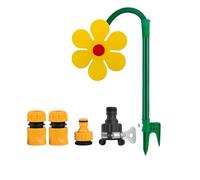 Arroseur Crazy Dancing Daisy avec piquet - Pulvérisateur d'eau rotatif à 360 ° pour fleurs dansantes pour jardin, pelouse, outil d'irrigation de jardin pour arrosage de cour