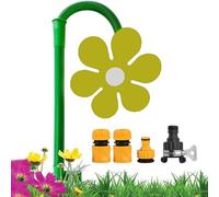 Arroseur Danseur Daisy pour Pelouse - Outil d'Arrosage pour Jardins Fleuris | Système d'Irrigation Rotatif 360° pour Jeux sur Terrasse et Arrière-Cour