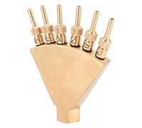 Arroseur de Fontaine en Laiton G1in, tête de pulvérisation de Fontaine à Diffusion à Filetage Femelle avec 6 Buses pour la décoration paysagère des Jardins et des étangs