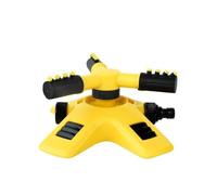 Arroseur de Jardin 360° Automatique - Système d'Irrigation Rotatif 3 Bras ABS Résistant - Idéal Pelouse, Potager, Plantes - Arrosage Uniforme Économiseur d'eau (1)