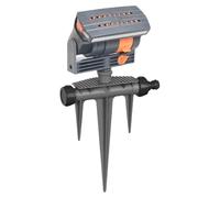 Arroseur de jardin automatique oscillant 4 modes d'arrosage 16 buses Système d'irrigation Débit réglable pour plantes, herbes et fleurs