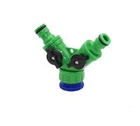 Arroseur de jardin avec vanne d'irrigation à 2 voies - Interrupteur réglable pour un arrosage efficace, comprend 15 pièces