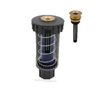 Arroseur de jardin - Filetage 1/2" - Répartition automatique - Rotation à 360 ° - Pour gazon - Noir professionnel