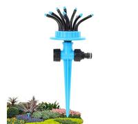 Arroseur de Jardin pour Pelouse - 10.2x7.6x21.6cm Arroseur Rotatif à 360 Degrés Multi-Bras | Système d'Irrigation Goutte-à-Goutte | pour Extérieur