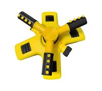 Arroseur De Jardin pour Pelouse, Arroseur Automatique À Triple Dérivation, Arroseur en S À Rotation 360 Degrés pour L'arrosage De L', Dispositif De Rotation Résistant Aux Intempéries