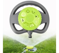 Arroseur de jardin réglable à 8 modes pour pelouse, arroseur d'eau rotatif à 360° avec modes de pulvérisation polyvalents, cadran tournant, système d'irrigation ABS économiseur d'eau pour fleurs de