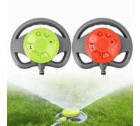 Arroseur de jardin réglable à 8 modes pour pelouse, arroseur d'eau rotatif à 360° avec modes de pulvérisation polyvalents, cadran tournant, système d'irrigation ABS économiseur d'eau pour fleurs de