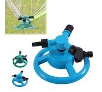 Arroseur de jardin réglable rotatif à 360 degrés pour arrosage des plantes (bleu)
