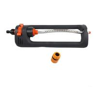 Arroseur de jardin rotatif à 180 degrés pour une distribution uniforme de l'eau avec raccord facile pour pelouse et jardin (19 trous oscillant à 180)