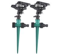 Arroseur de jardin silencieux avec rotation à 360 degrés pour pelouses et plantes Entretien quotidien Pulvérisateur automatique efficace Arrosage extérieur