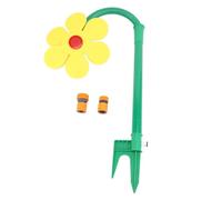 Arroseur de Marguerite Fou, arroseur d'eau de Fleur de Danse Folle Rotatif à 360 °, arroseur de pelouse de Marguerite dansante de Fleur de Soleil drôle pour l'arrosage de la Cour