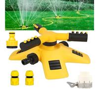Arroseur de pelouse, arroseur de pelouse pour un arrosage uniforme, grandes surfaces, têtes de buse de précision rotatives à 360°, système d'irrigation pour plantes, fleurs, légumes