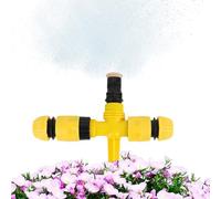 Arroseur de pelouse - Arroseur pour - Arroseur d'eau pour pelouses - Rotation à 360 ° - Couvercle d'eau oscillant - Système d'arrosage de Jardin - Régulation Automatique du débit