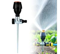 Arroseur de pelouse， Arroseur réglable Rotatif à 360°, arroseur Automatique de Jardin sur Base à Pointe, Couverture à 360 degrés sur Une Grande Surface, Mise à Niveau 2025(1PCS)