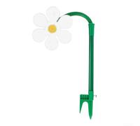 Arroseur de pelouse en forme de tournesol et débit réglable pour une solution d'arrosage optimale (blanc)