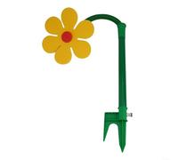 Arroseur de pelouse en forme de tournesol et débit réglable pour une solution d'arrosage optimale (jaune)