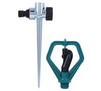 Arroseur de pelouse Rotatif à 360 degrés, Buses d'irrigation de Jardin et de Ferme, Outil d'arrosage réglable pour pelouse de Cour, Alliage de Zinc ABS 12,2 x 3,5 Pouces