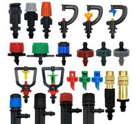 Arroseur de serre WUJIE, goutteur d'irrigation, émetteur de brume réglable pour jardin, micro-pulvérisateur rotatif sur piquet U-15PCS