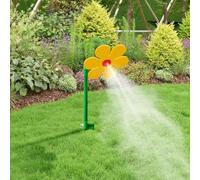 Arroseur d'eau, arroseur de marguerites folles, arroseur de fleurs dansantes, appareil d'arrosage de tournesol pratique monté au sol (jaune)