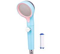 Arroseur d'eau de massage pour tête de douche filtrante haute pression pour tuyau de douche à main fin et beau tuyau de rechange brossé avec interrupteur marche/arrêt pour baignoire âgée